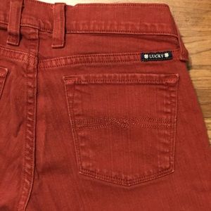 Burnt Orange Lucky Jeans